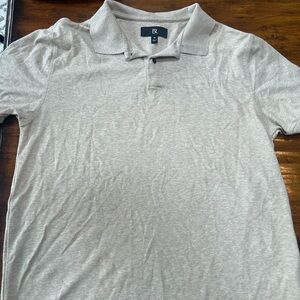 Banana Republic Tan Polo Shirt Classic Cotton Blend